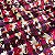 Tecido Tricoline Estampa Tweed Rosa 1,40m - Conjuntos Femininos Cropped - por metro - Imagem 2