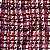 Tecido Tricoline Estampa Tweed Rosa 1,40m - Conjuntos Femininos Cropped - por metro - Imagem 1