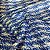 Tecido Tricoline Estampa Tweed Azul 1,40m - Conjuntos Femininos Cropped - por metro - Imagem 5