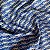 Tecido Tricoline Estampa Tweed Azul 1,40m - Conjuntos Femininos Cropped - por metro - Imagem 3