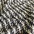 Tecido Tricoline Estampa Tweed Preto e Branco 1,40m - Conjuntos Femininos Cropped - por metro - Imagem 1