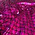 Tecido Sereia Malha Holográfica Rosa 1,45m - Para Fantasias e Saias - Imagem 3