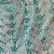 Tule Bordado Festa Verde Tiffany 1,35x1,00m Fios 3D - Imagem 1