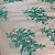 Tule Bordado Verde Tiffany Juliana 1,35x1,00m Fios 3D - Imagem 4