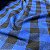 Tecido Flanela Xadrez Azul e Preto Inverno 1,47m Festa Junina - Imagem 4