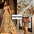 Tule Bordado Dourado 1,35x1,00m Floral 3D Festas - Imagem 3