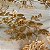 Tule Bordado Dourado 1,35x1,00m Floral 3D Festas - Imagem 6