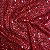 Tecido Malha Paetê Glamour Vermelho 1,45x1,00m Para Vestidos de Festa - Imagem 5