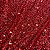 Tecido Malha Paetê Glamour Vermelho 1,45x1,00m Para Vestidos de Festa - Imagem 3