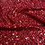 Tecido Malha Paetê Glamour Vermelho 1,45x1,00m Para Vestidos de Festa - Imagem 1
