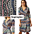 Tecido Viscose Tribal Estampada Indiana Azul 1,45m Roupas Femininas - Imagem 3