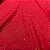 Tecido Lese Bordada Vermelho Natal 1,35x1,00m 100% Algodão Laise - Imagem 2