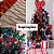 Tela Listrada Vermelha e Dourada de Natal 0,50cm Decorações de Natal - por metro - Imagem 3