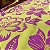Tecido Viscose Estampa Floral Retro Amarelo 1,45m Confecção de Roupas - Imagem 2