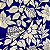 Tecido Viscose Estampada Floratta Azul 1,45m Confecção de Roupas - Imagem 8