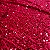 Tecido Veludo Bordado com Paetê Vermelho 1,50x1,00m Para Vestidos de Festa - Imagem 5