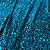 Tecido Veludo Bordado com Paetê Azul Tiffany 1,50x1,00m Para Vestidos de Festa - Imagem 1