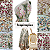 Tule Bordado Coreano Marrom Floral Liberty 1,30x1,00m Fios 3D Bordô - Imagem 4