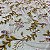 Tule Bordado Coreano Verde Musgo Floral Liberty Rosê 1,30x1,00m Fios 3D - Imagem 6