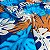 Tecido Viscose Azul Estampa Folhagens Tropical  1,45m Roupas Femininas - Imagem 5