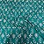 Tecido Lese Bordada Verde Tiffany Raminhos Bicolor 1,35x1,00m 100% Algodão Laise - Imagem 2