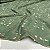 Tecido Lese Bordada Verde Musgo Estampa Folhas Bicolor 1,35x1,00m 100% Algodão Laise - Imagem 7