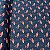 Tecido Tricoline Azul Estampa Flamingos 1,40m Artesanatos - Imagem 4