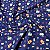 Tecido Tricoline Azul Marinho Estampado Animais 1,40m Artesanatos - Imagem 3