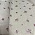 Tecido Linho Natural Cru Bordado Borboletas Rosa 1,60x1,00m Para Vestidos Feminos - Imagem 6