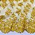 Tule Bordado Barrado Duplo Juliana 1,35x1,00m Fios 3D Para Roupas Femininas - Imagem 12