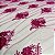 Tule Bordado Pink Modelo Itália 1,35x1,00m Fios 3D Para Vestidos Femininos - Imagem 5