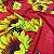 Tecido Viscose Estampa Digital Floral Girassol 1,40m Roupas Femininas - Imagem 14