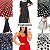 Tecido Viscose Estampada Poá Mini 1,40m Para Roupas Femininas - Imagem 2