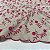Tecido Linho Natural Bordado Cru Floral Raminhos 1,30m Para Vestidos Feminos - Imagem 7