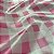 Teciod Cetim Estampado Xadrez Rosa 1,40m Para Roupas Femininas - Imagem 1