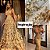 Tule Bordado Floral Premium Pérolas 1,30m Para Vestidos de Festa Barrado Duplo - Imagem 4