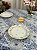 Toalha de Mesa Plástica Térmica Lisboa Azul 1,40m Decoração Cozinha - Imagem 1