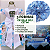 Tecido Cetim Frozen Azul 1,40m Neve Festas Fantasias Princesas - Imagem 5