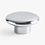 Kit 2 Ponteiras Para Cortina Chata 19mm (varão fino) Decoração Casa e Sala - Imagem 4