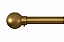 Kit 2 Ponteiras Para Cortina Bola Maciça 19mm (varão fino) Decoração Casa e Sala - Imagem 9