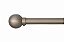 Kit 2 Ponteiras Para Cortina Bola Maciça 19mm (varão fino) Decoração Casa e Sala - Imagem 8
