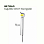 KIT 2 Suportes Alongado Varão de Cortina 13mm Varão Mini Fino Casa Decoração - Imagem 2