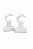 KIT 2 Suportes Para Cortina 28mm Plástico PVC Sala Decor - Imagem 3