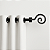 Kit 2 Ponteiras Para Cortina Caracol 19mm Decoração Casa e Sala - Imagem 6