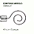 Kit 2 Ponteiras Para Cortina Caracol 19mm Decoração Casa e Sala - Imagem 2