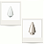KIT 2 Ponteira de Cortina Cone 19mm Decoração Casa Sala - Imagem 1