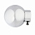 Kit 2 Ponteiras Para Cortina Bola Maciça 28mm (varão grosso) Decoração Casa e Sala - Imagem 4