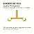 Kit 2 Suportes Duplo de Teto Alongado Dourado para Cortina 19x28mm Decorativos - Imagem 3