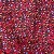 Tecido Tricoline Floral Vermelho 100% Algodão 1,40x1,00m Artesanatos - Imagem 1