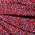 Tecido Tricoline Floral Vermelho 100% Algodão 1,40x1,00m Artesanatos - Imagem 3